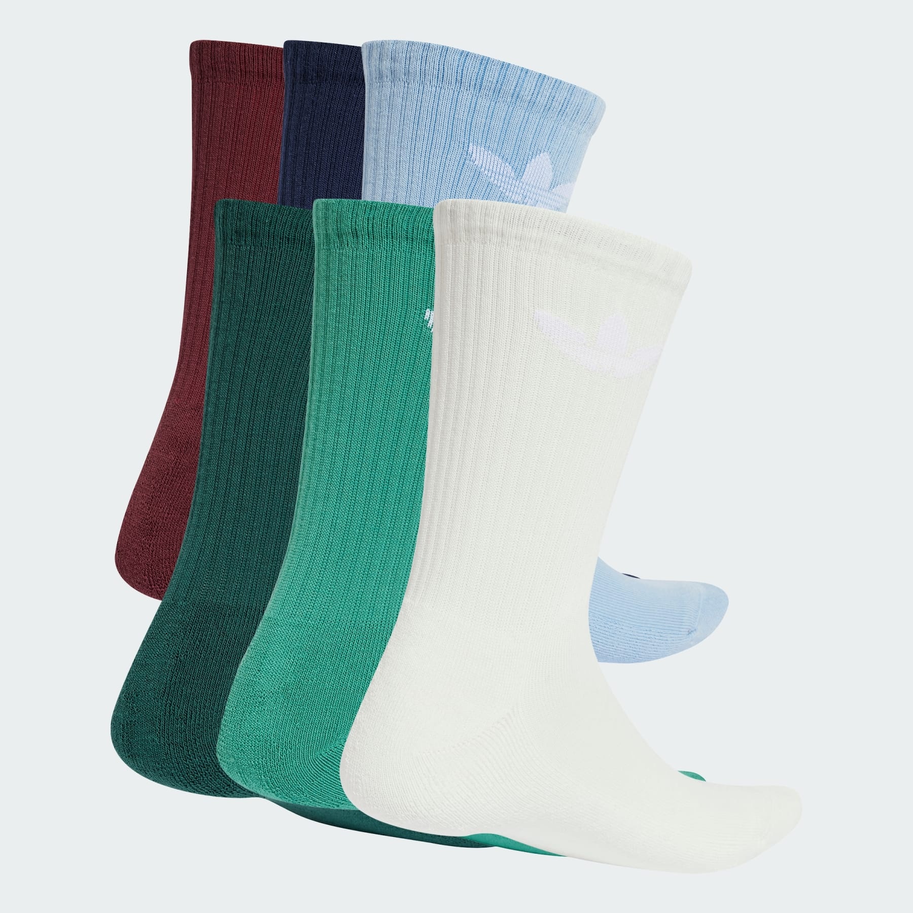 Trefoil Cushion Crew Socks 6 Pairs - 2