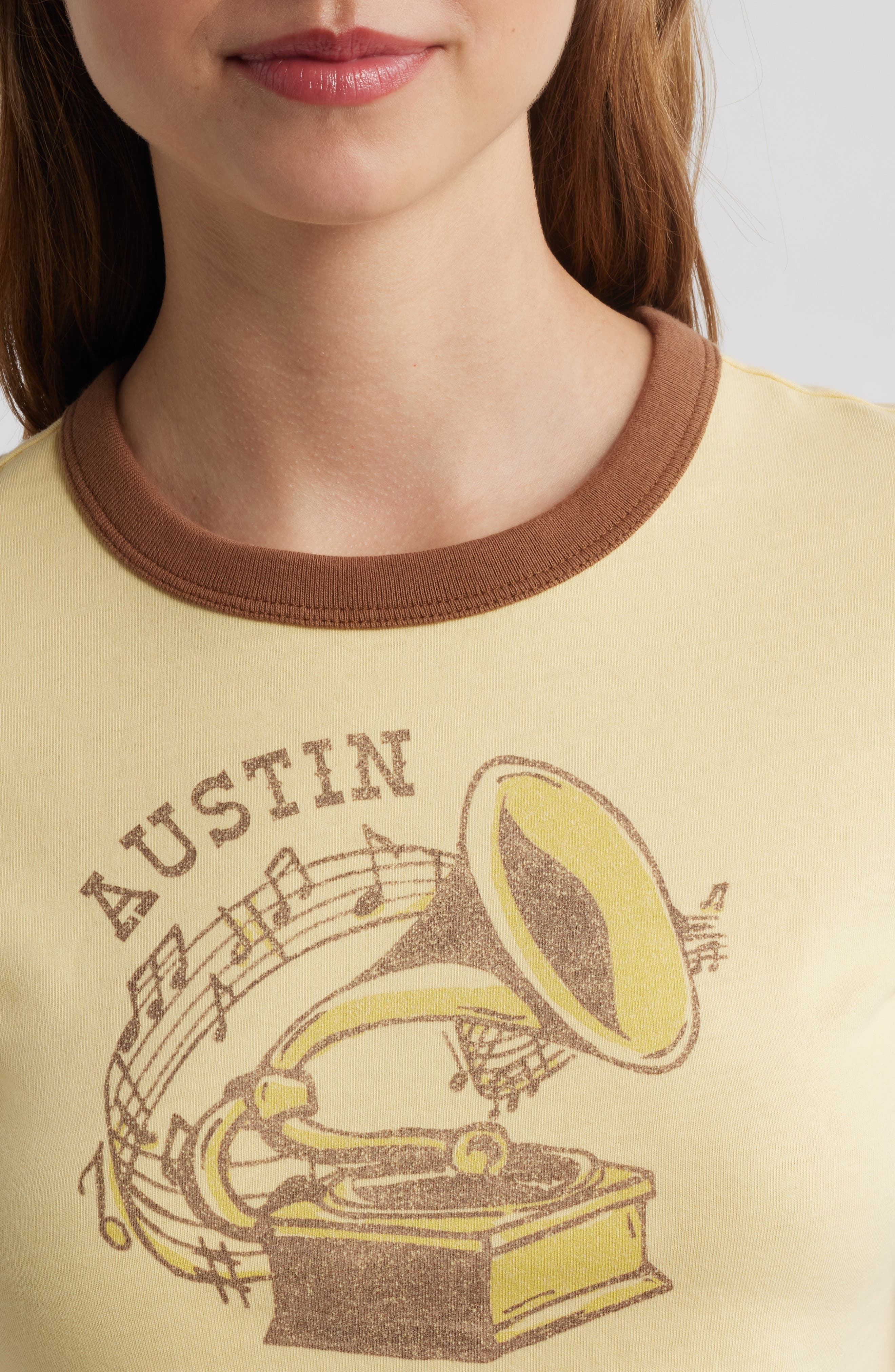 rag & bone Austin Ringer Graphic T-Shirt in Sunlight at Nordstrom - 4