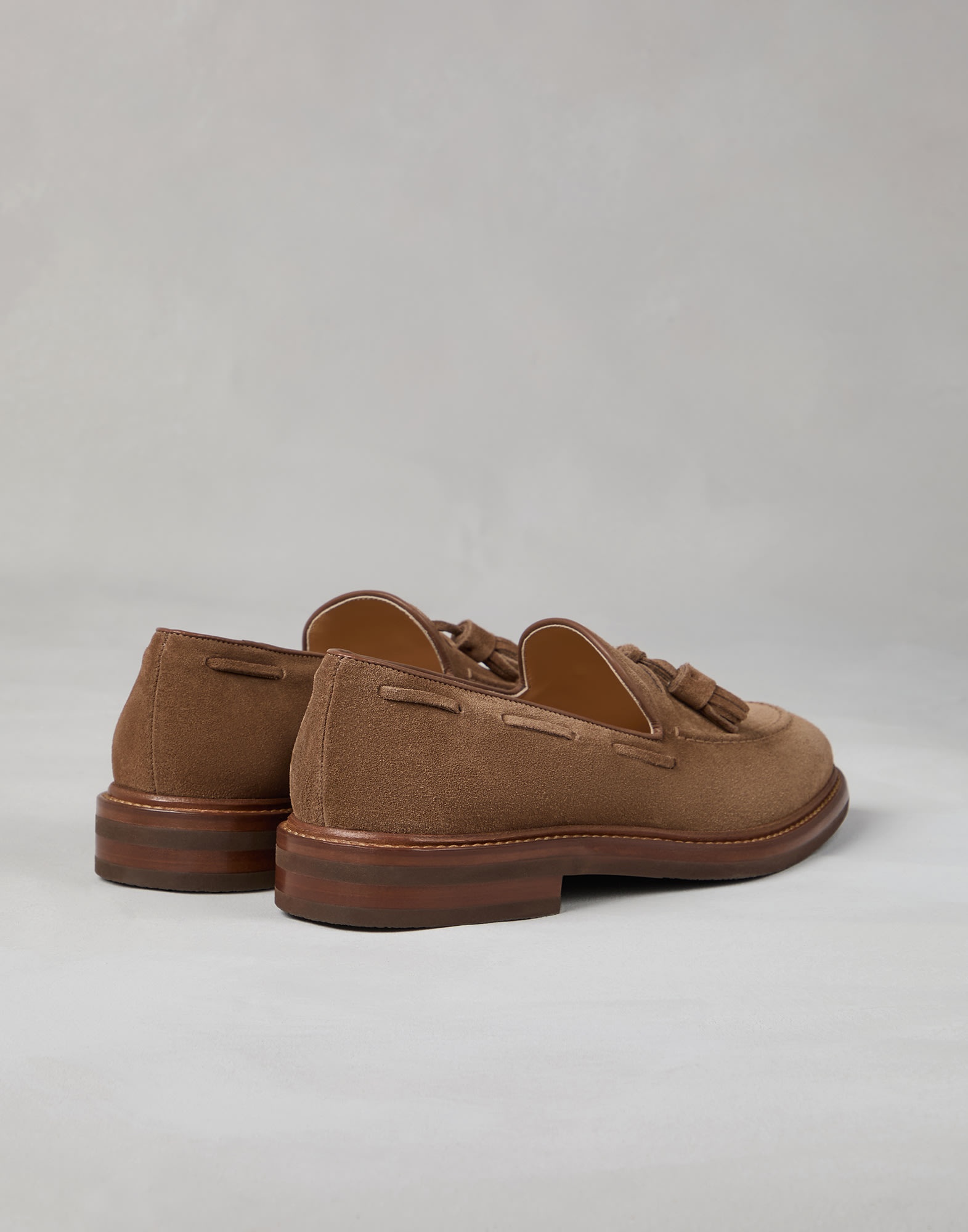 Suede loafers with tassels - 2