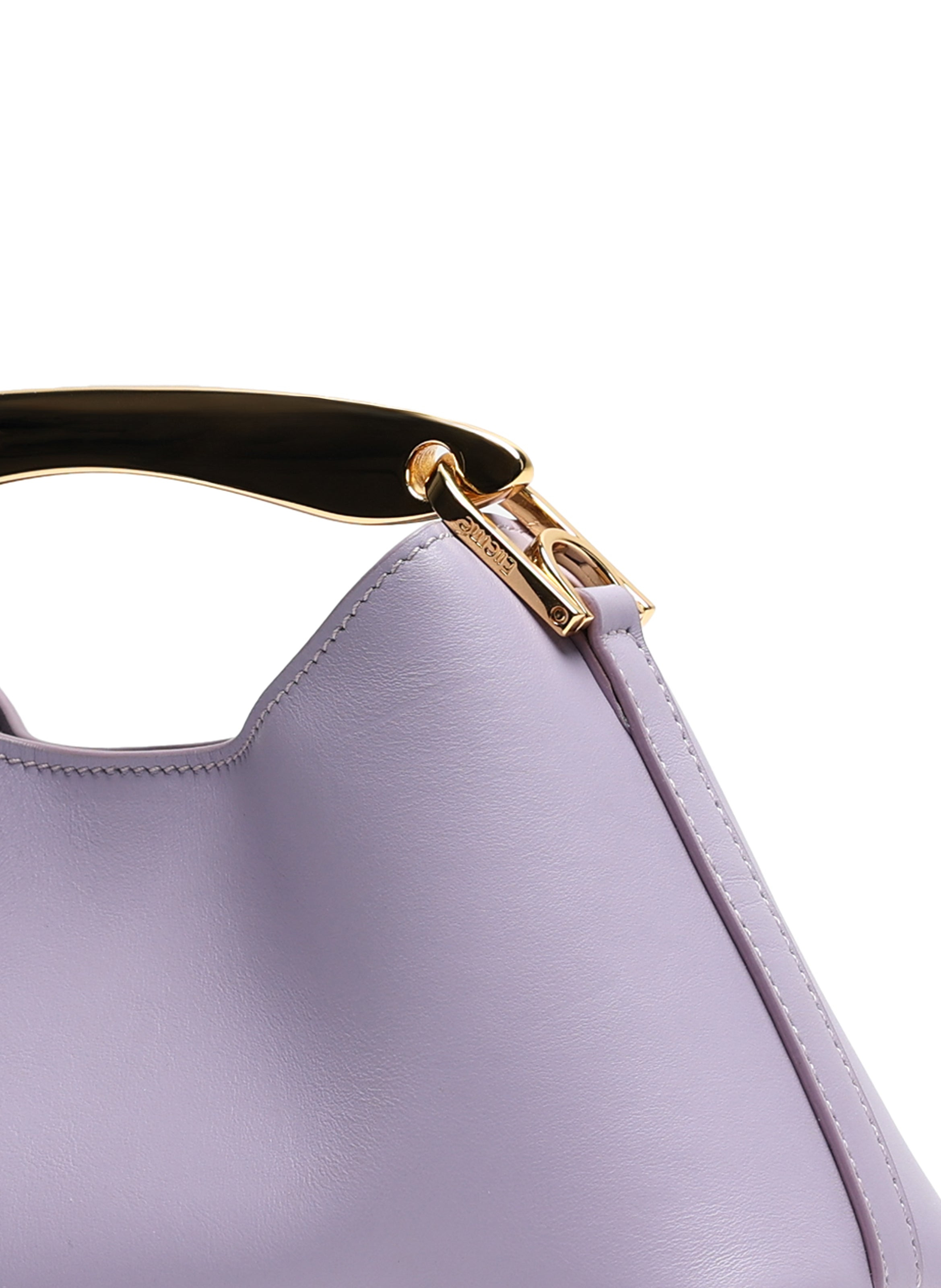 Mini Boomerang Leather Lilac - 5