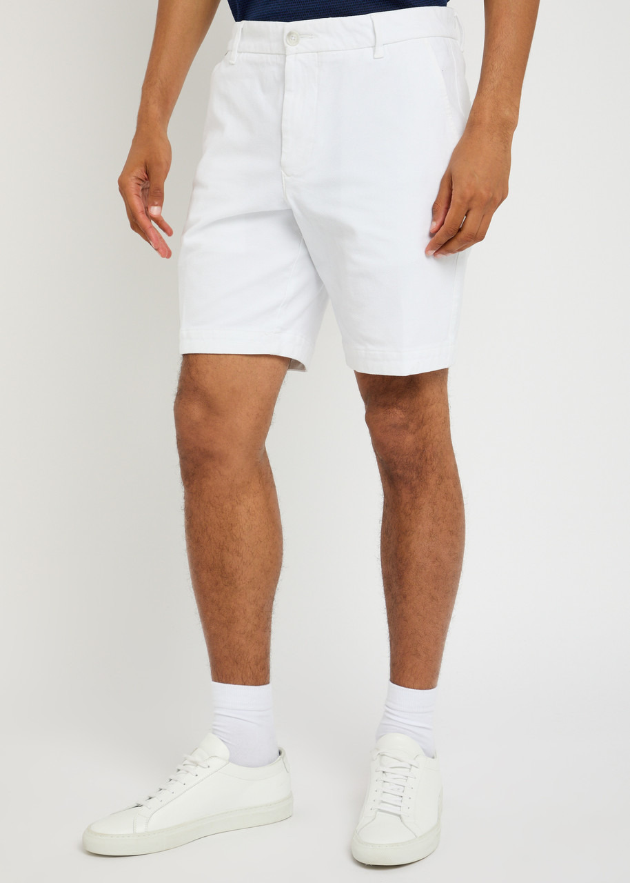 Boss H-slice Piqué Stretch-cotton Shorts - 2