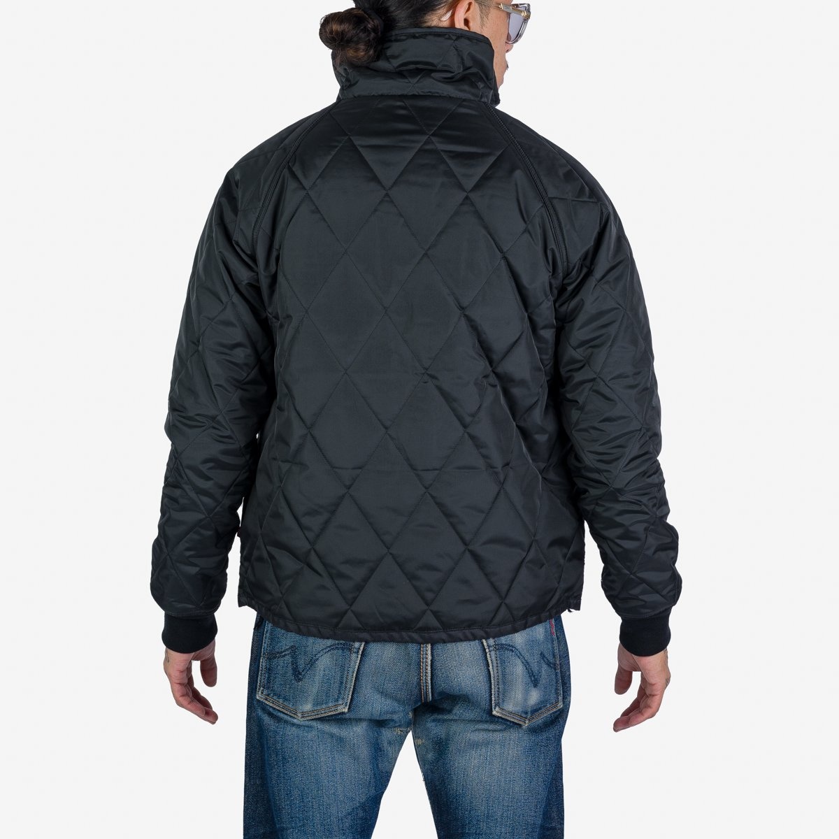 IHJ-127-BLK Primaloft® Quilted Rider's Jacket - Black - 3