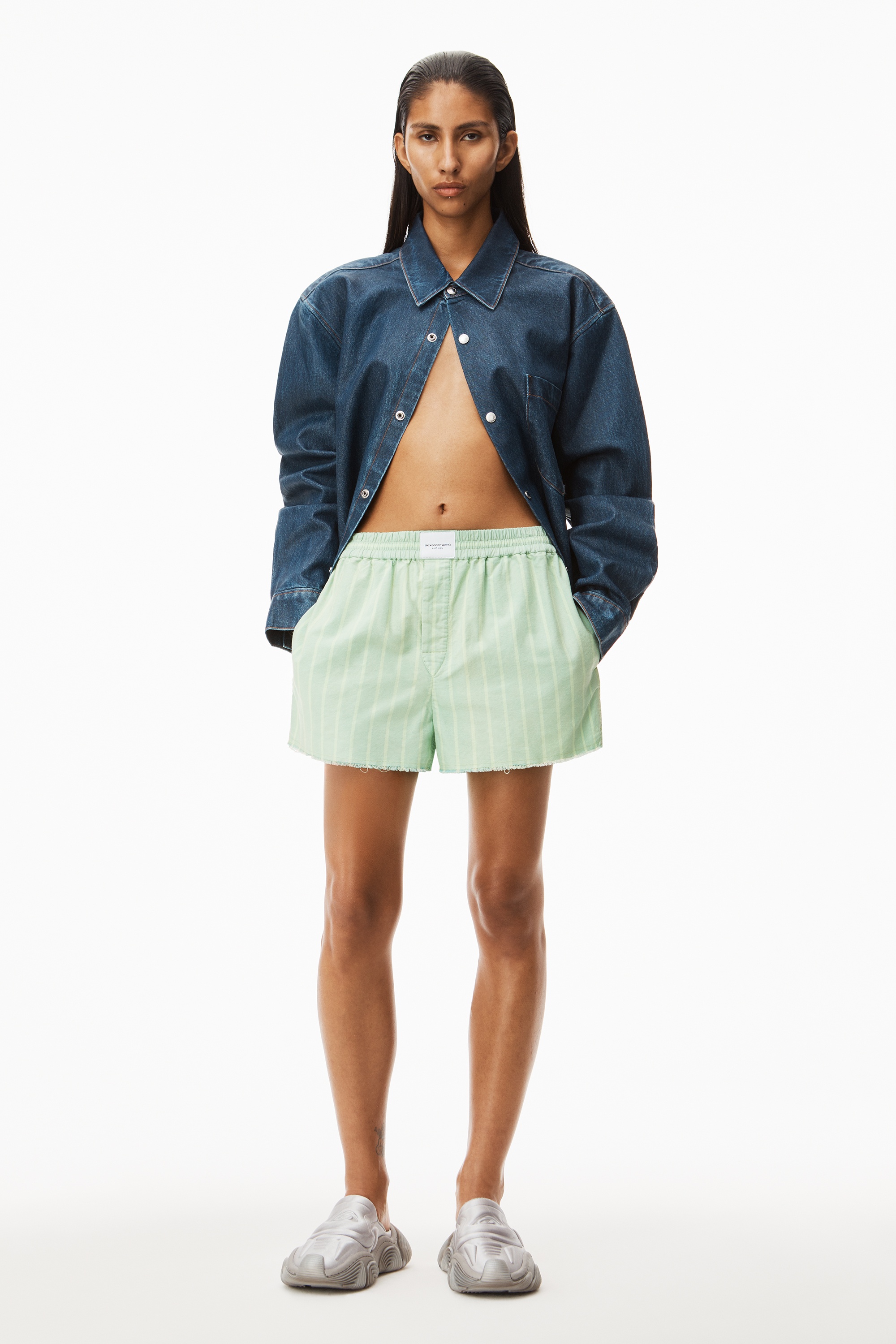 CLASSIC BOXER SHORTS IN COTTON OXFORD - 2