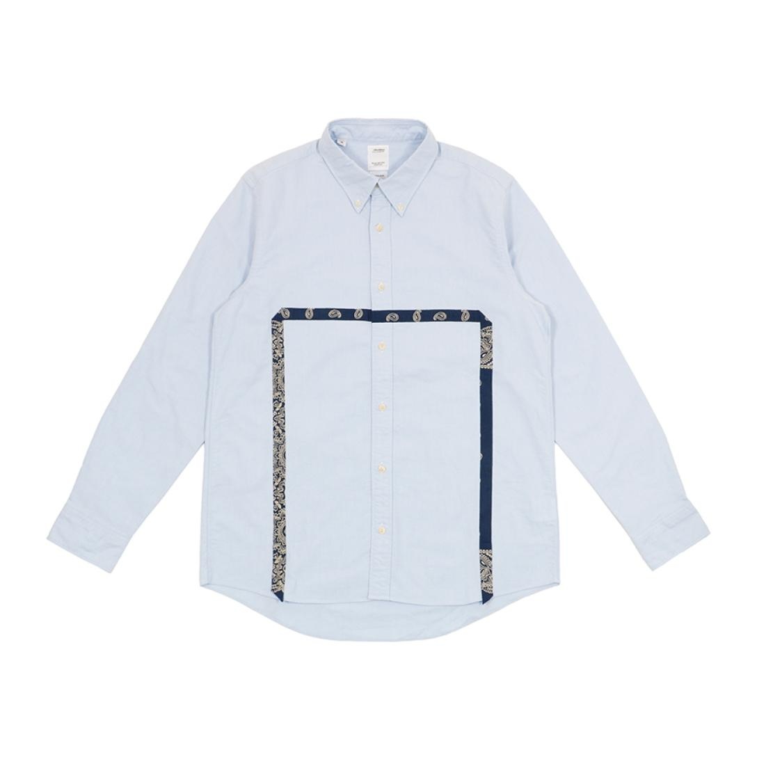 V+V 5-NATION SHIRT L/S (GIZA OX) LT.BLUE - 1