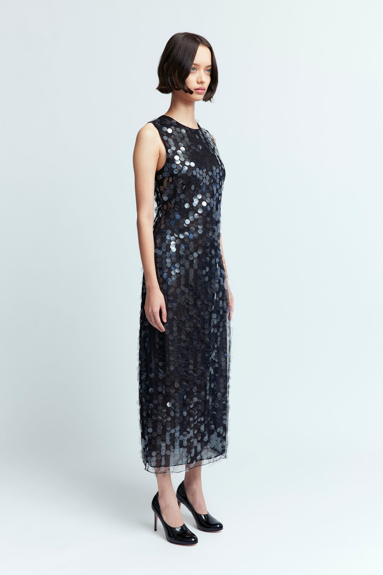 TOVIA MIDI DRESS IN SEQUIN - 4