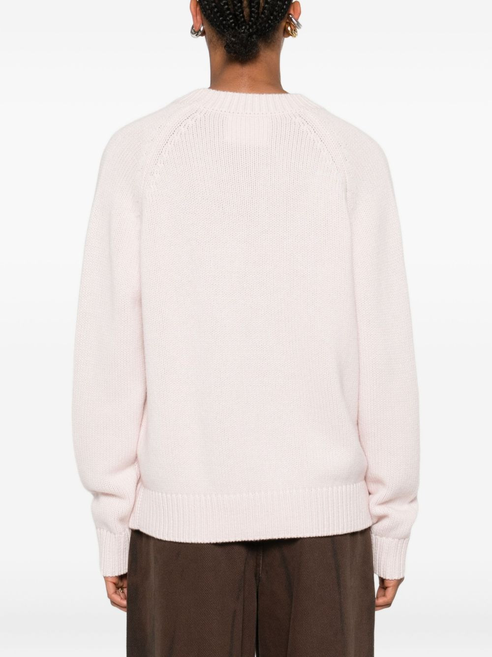 raglan-sleeve cashmere sweater - 4