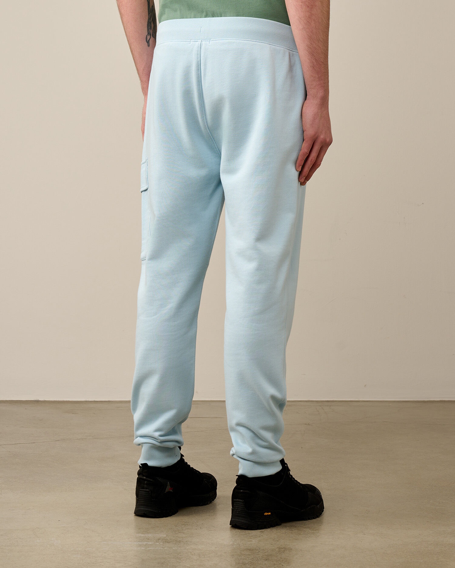 Diagonal Raised Fleece Cargo Sweatpants - 3