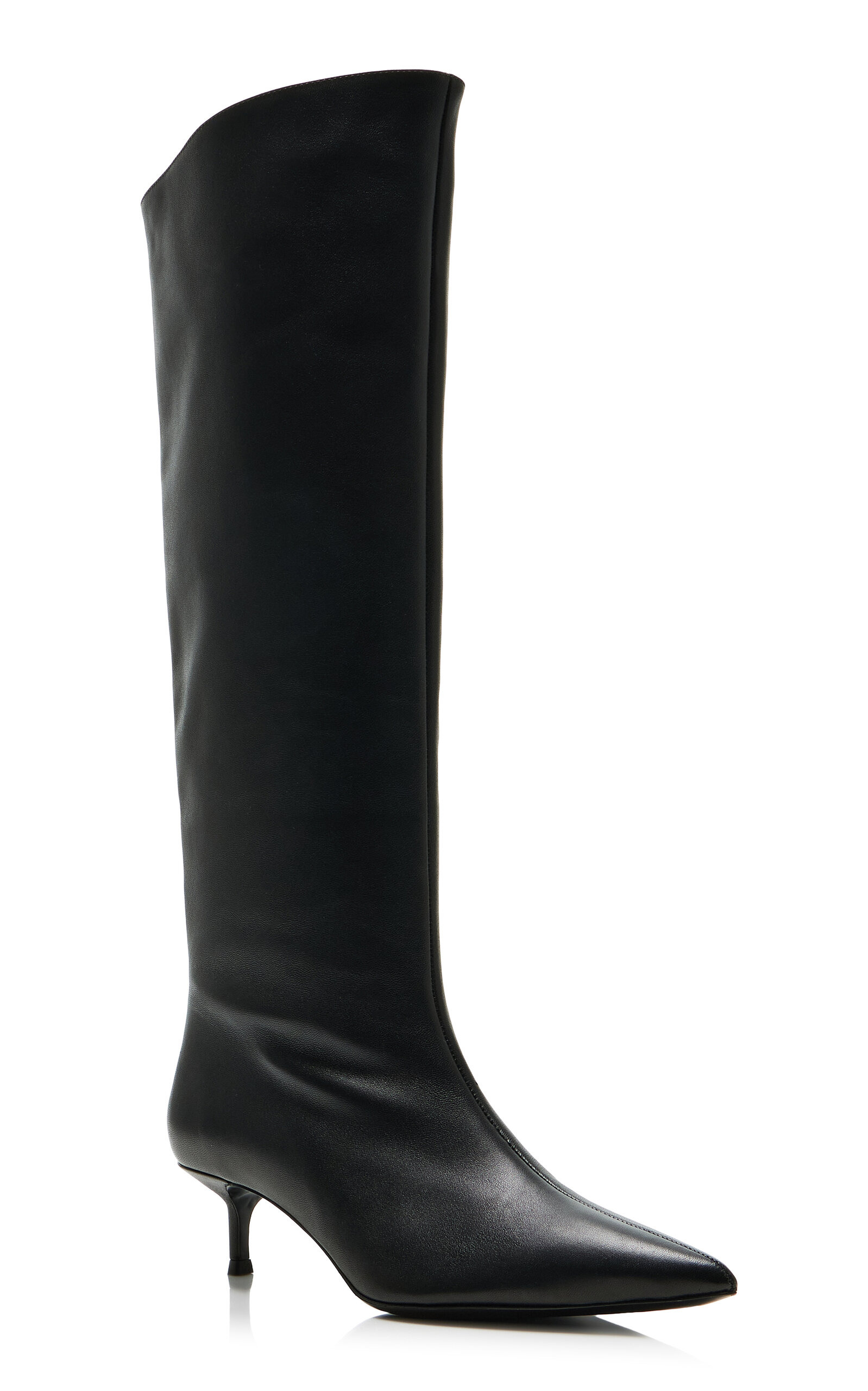 Sebastian Leather Knee Boots black - 4