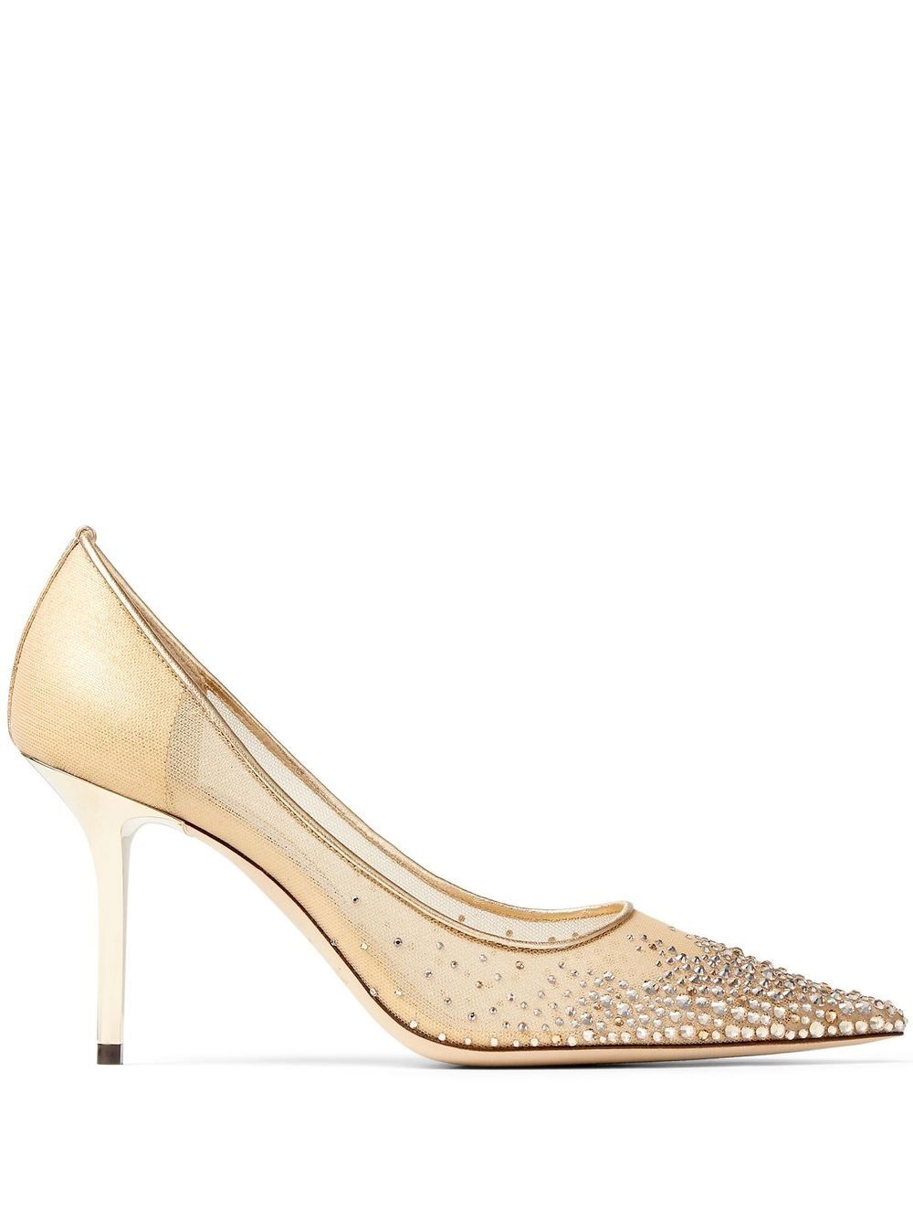 Love 85mm crystal-embellished pumps - 1