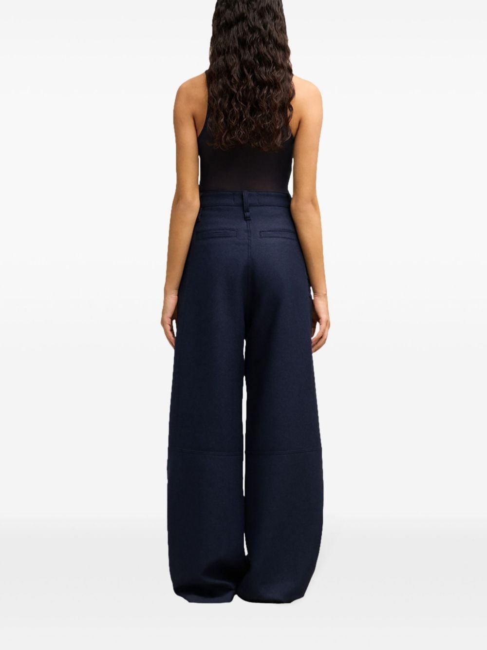 wool cargo trousers - 4