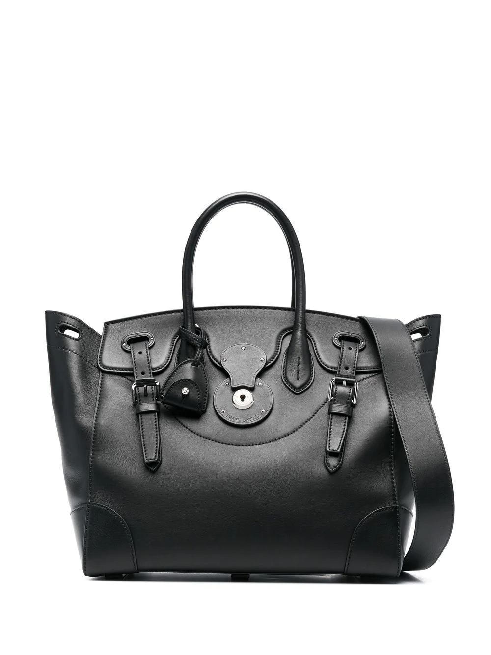 embossed-logo detail tote bag - 1