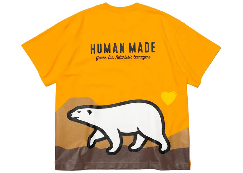 Human Made Human Made Graphic T-shirt Yellow outlook