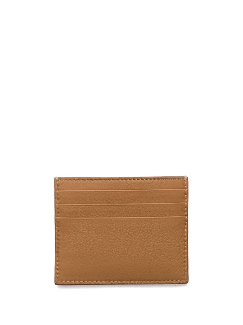 logo-stamp leather cardholder - 2