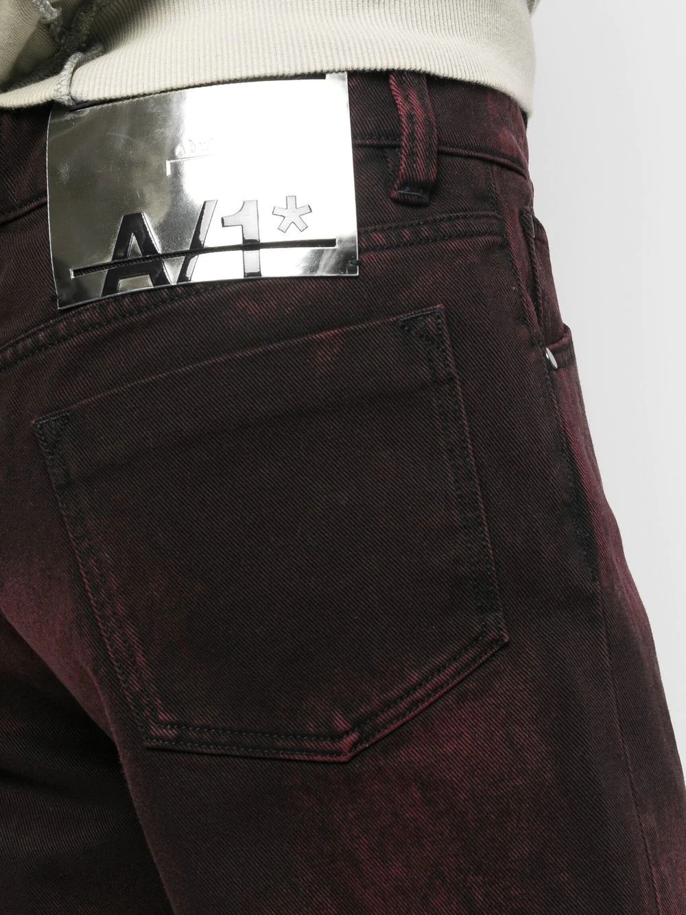 high-rise straight-leg jeans - 5