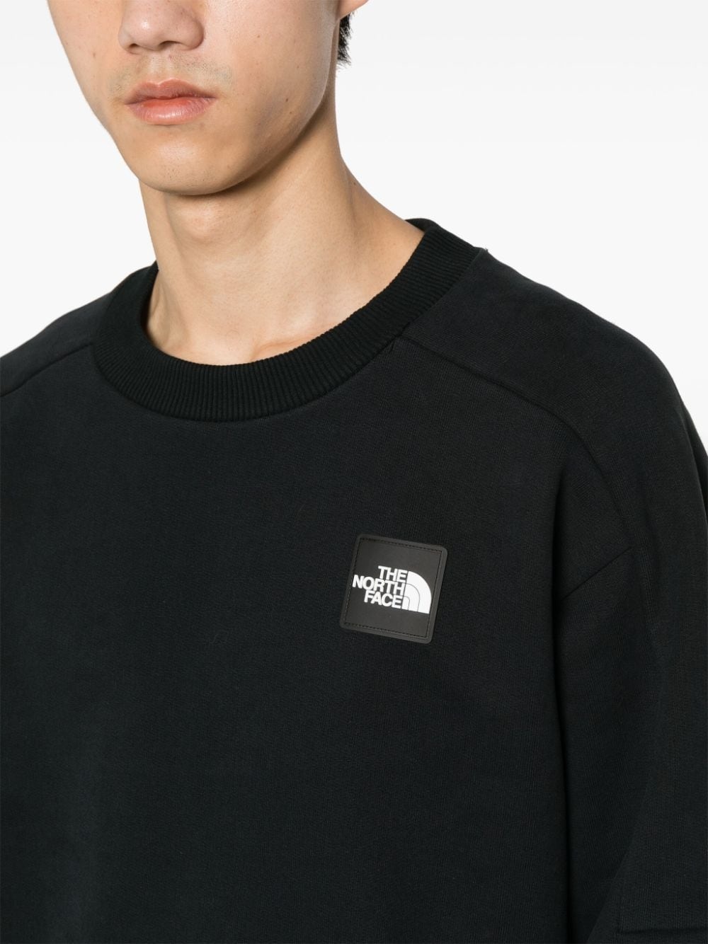 rubberised-logo cotton sweatshirt - 5