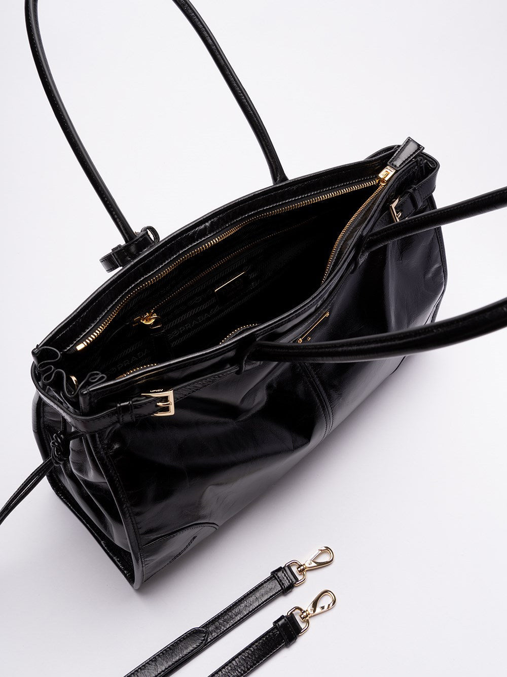 Prada Women `Prada Bonnie` Large Leather Handbag - 5
