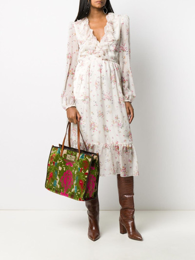 Etro jacquard embroidered tote  outlook