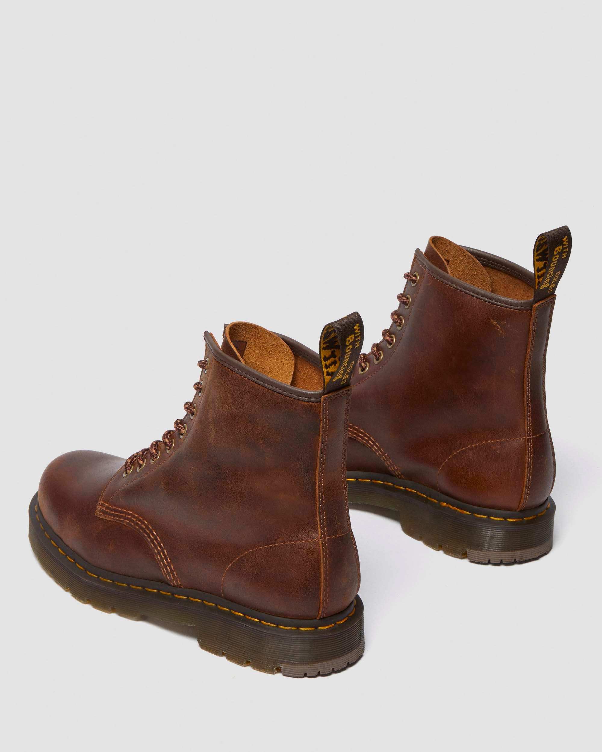 1460 Slip Resistant Leather Lace Up Boots - 9