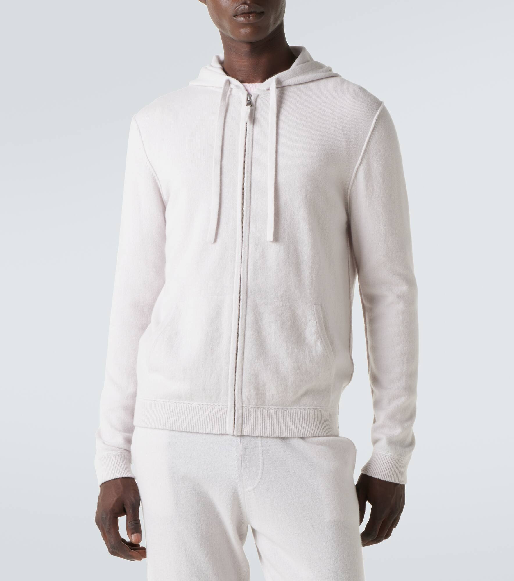 Wool and cashmere hoodie - 3