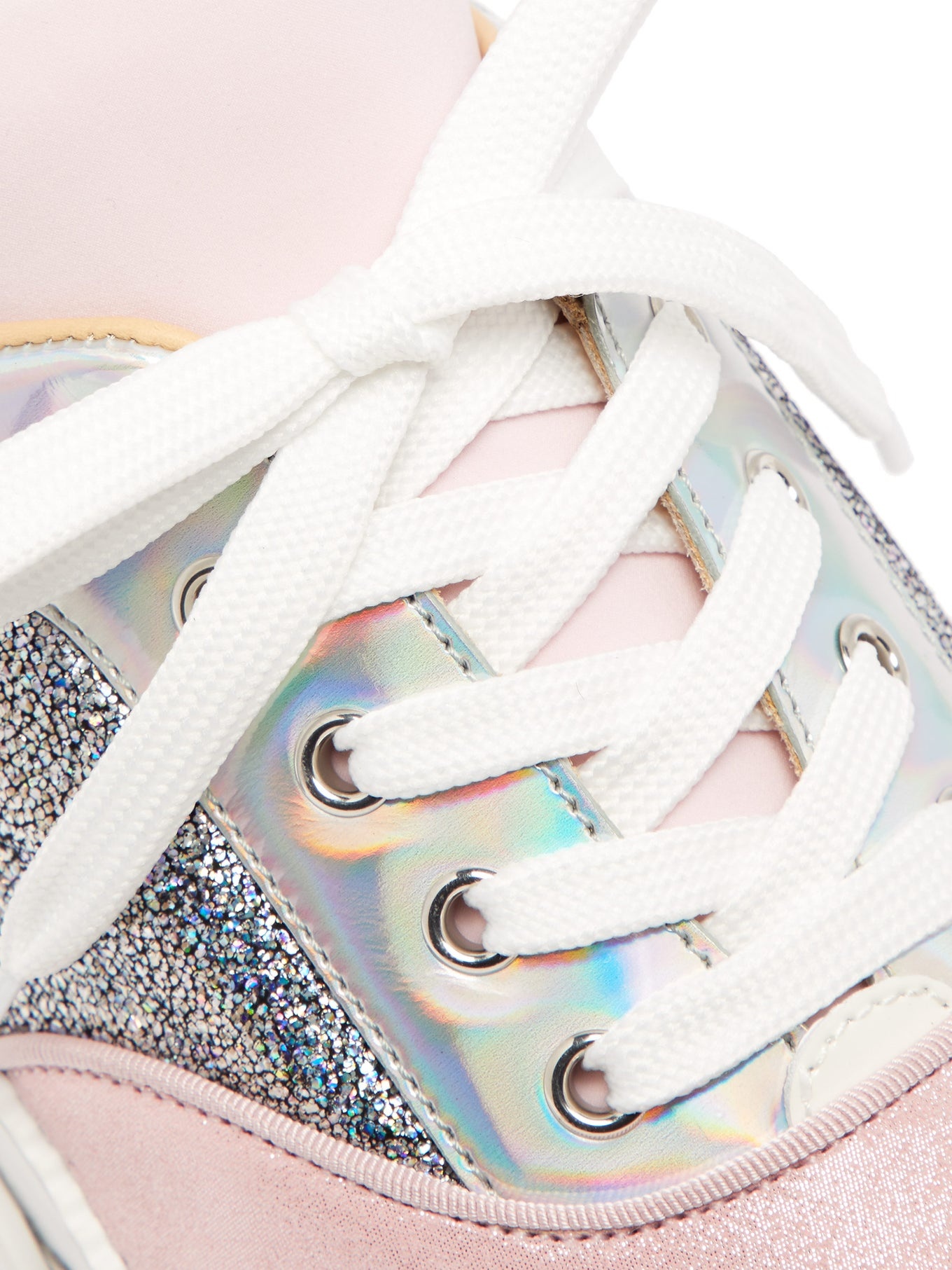 Aurelien holographic glitter trainers - 6