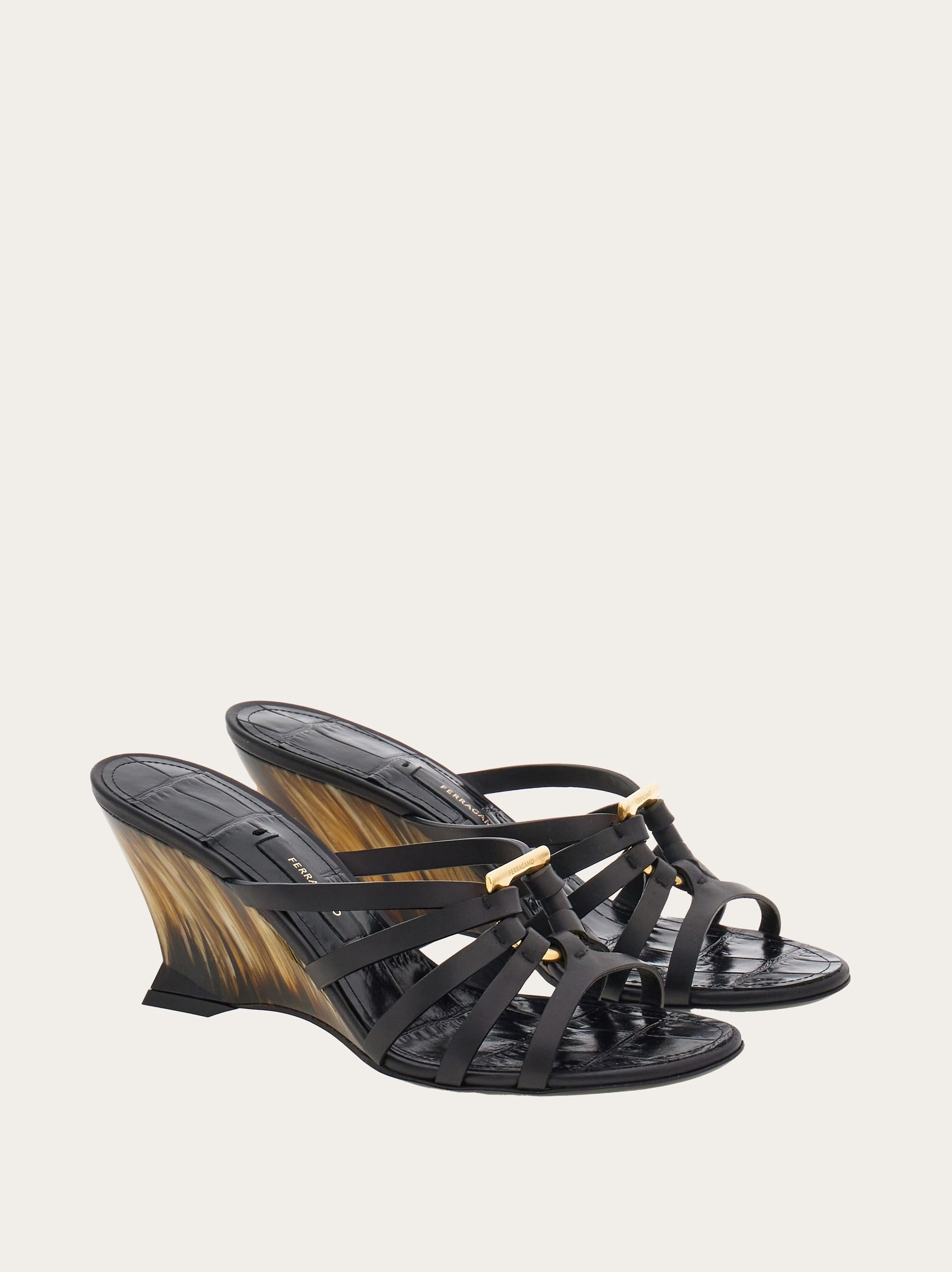 Wedge slide with Gancini ornament - 5