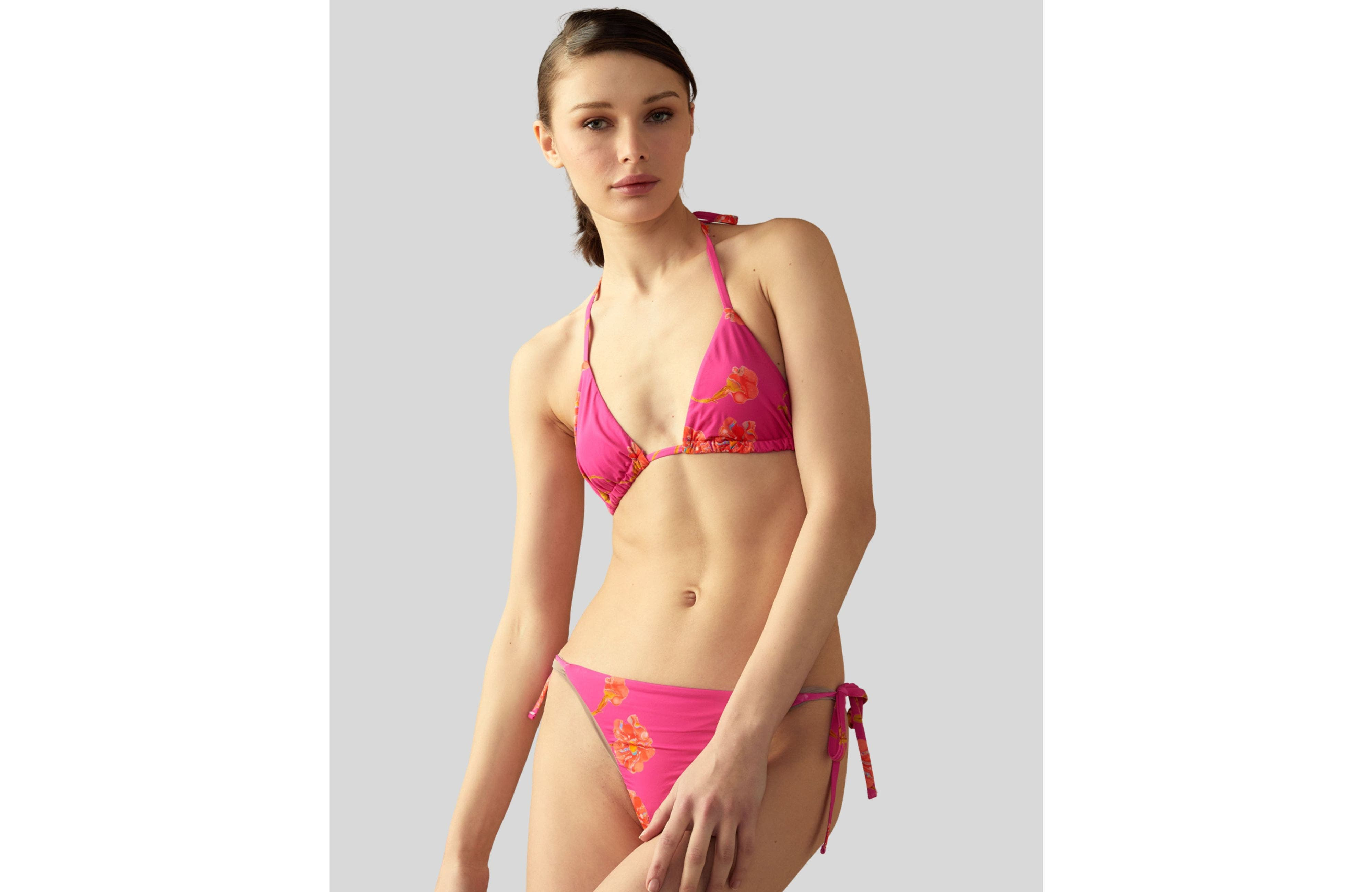 Cynthia Rowley Bella Bikini Top in Pink at Nordstrom - 8