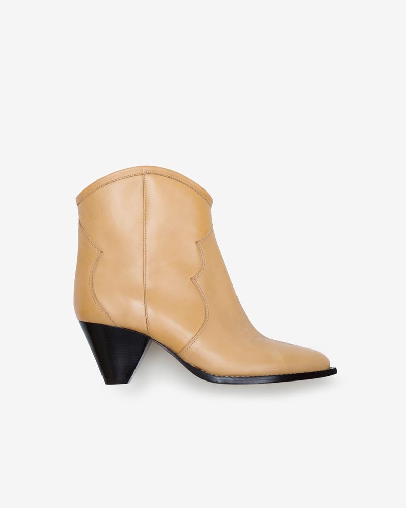 DARIZO LEATHER ANKLE BOOTS - 1