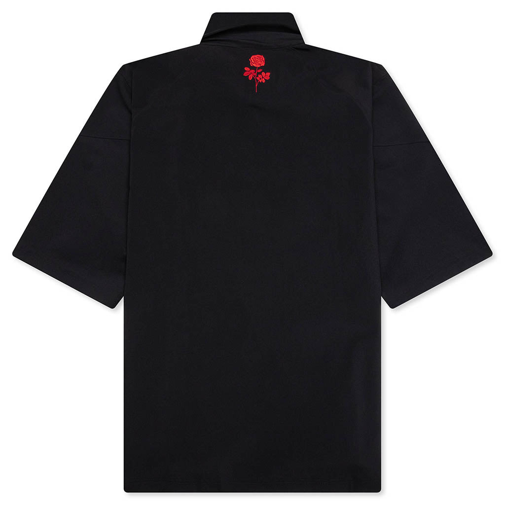 ADIDAS ORIGINALS X WILLY CHAVARRIA POLO SHIRT - BLACK - 2