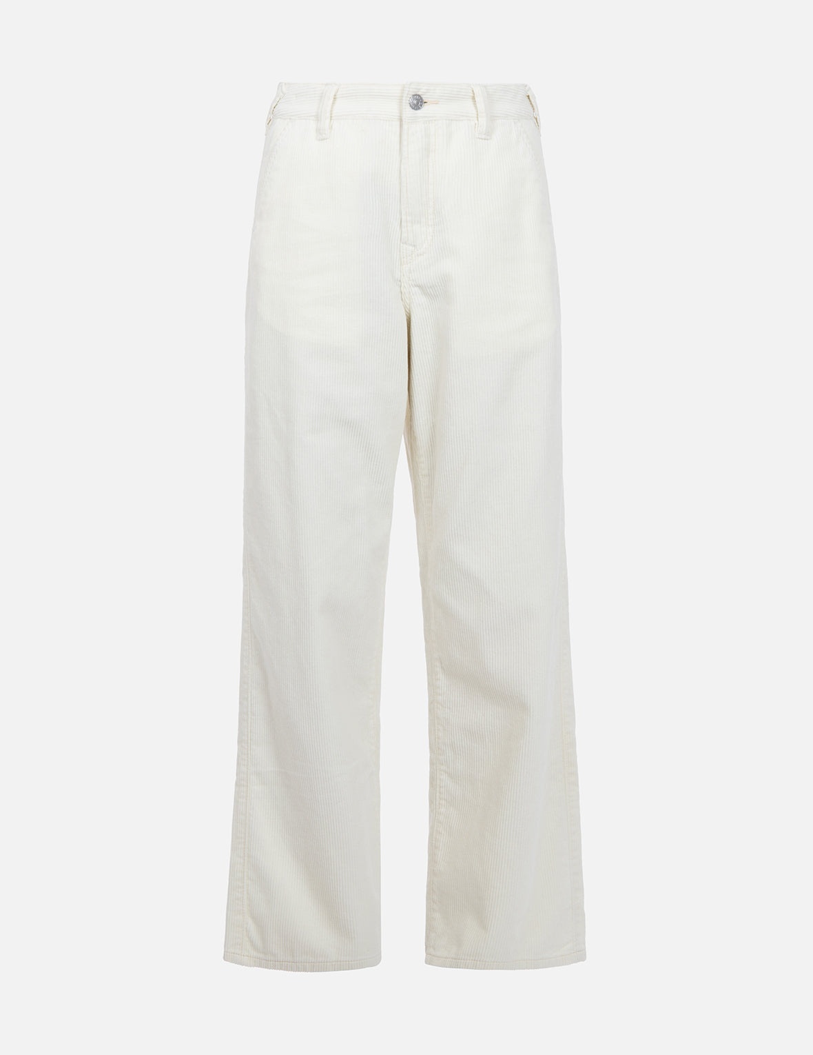 Seagull Embroidery Straight-fit Corduroy Trousers - 2
