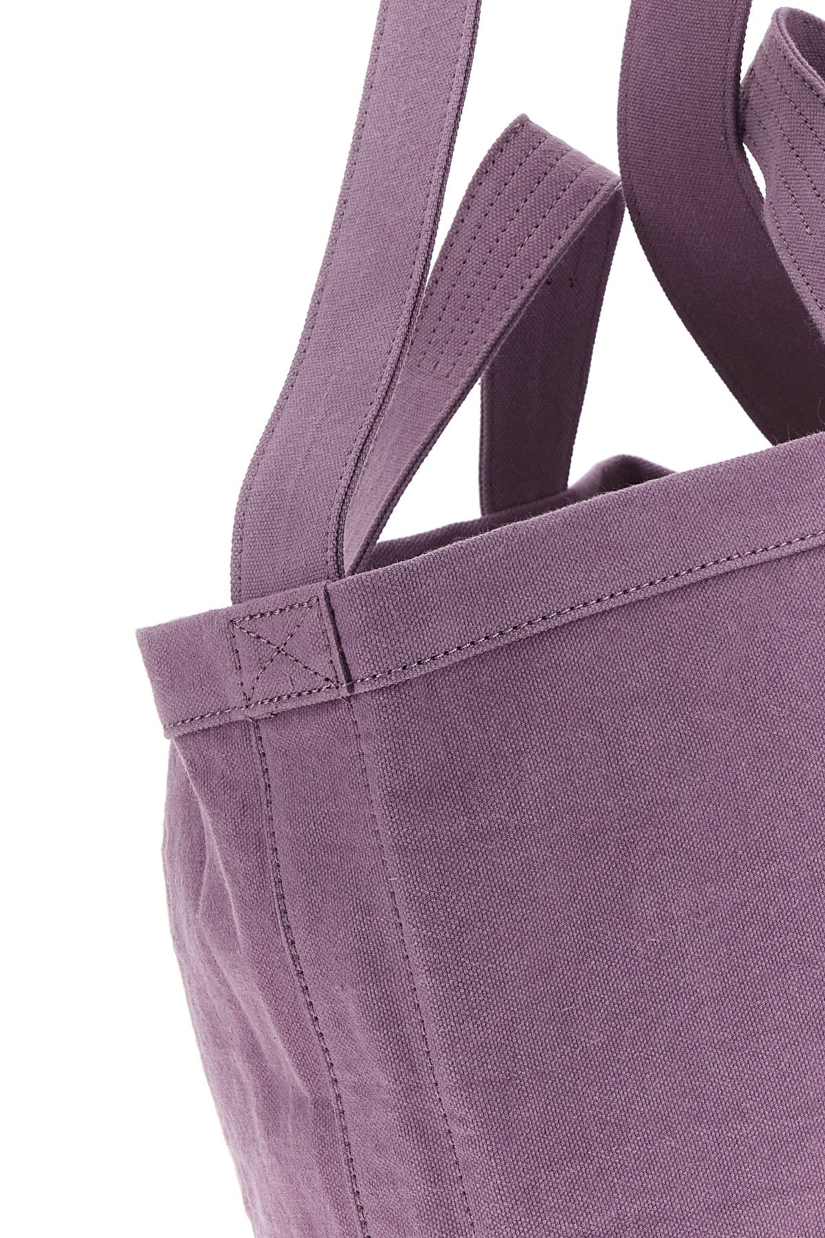 Lilac canvas shopping bag - 4
