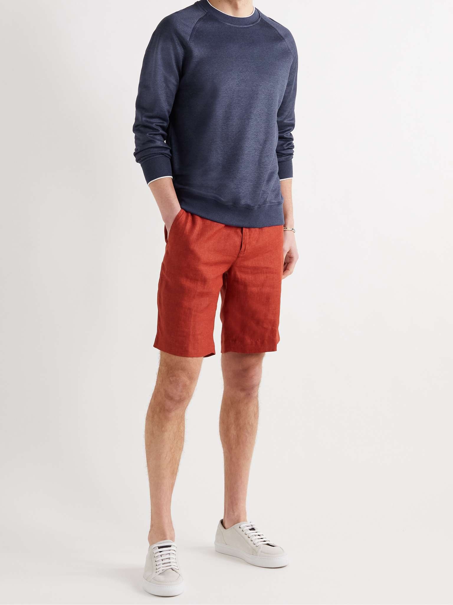 Drysdale Linen-Blend Jersey Sweatshirt - 2