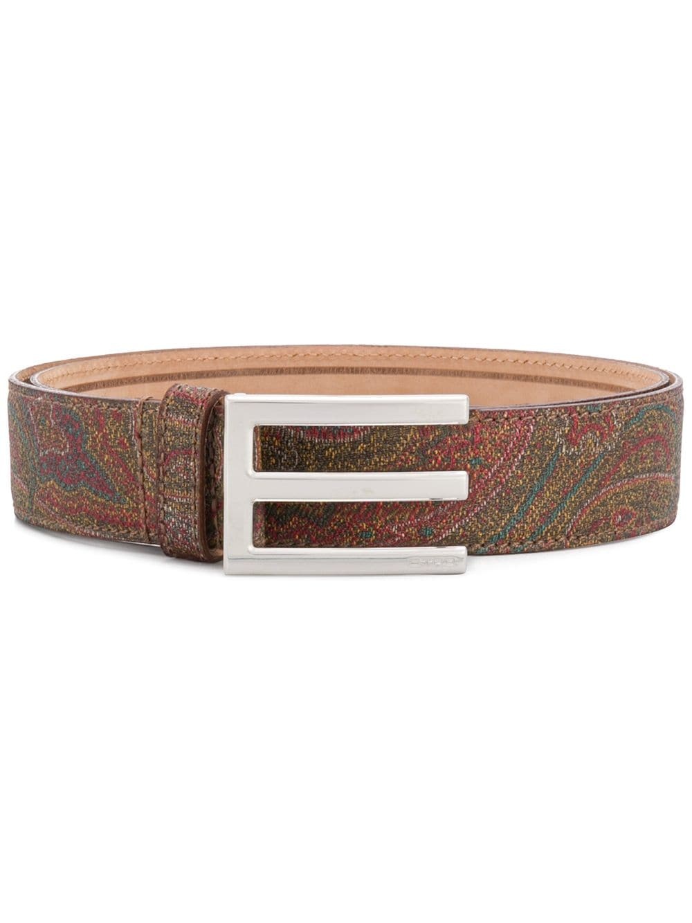 paisley-print belt - 1