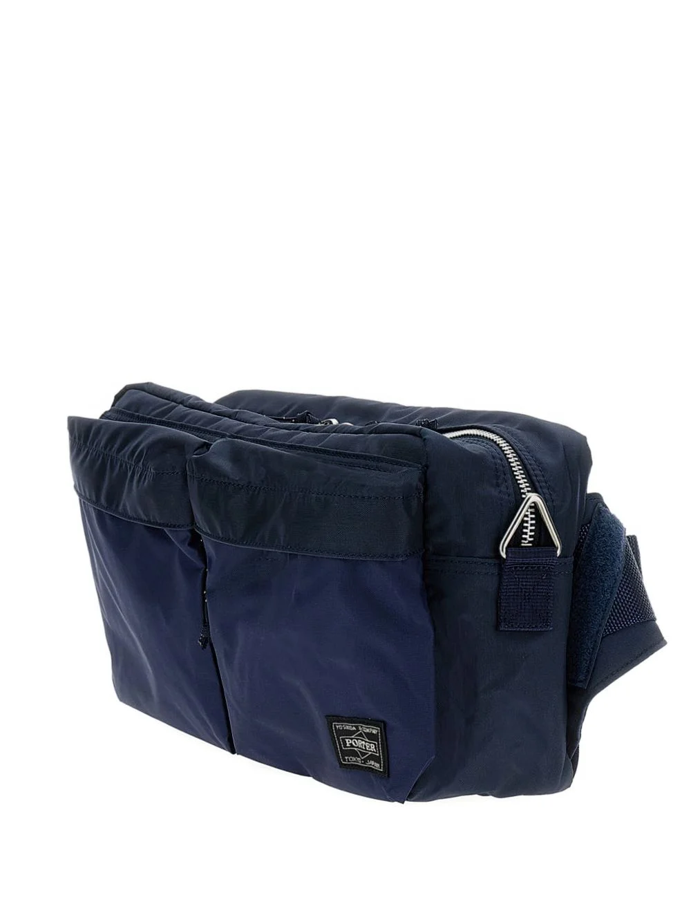 front-pockets logo-label bag - 1