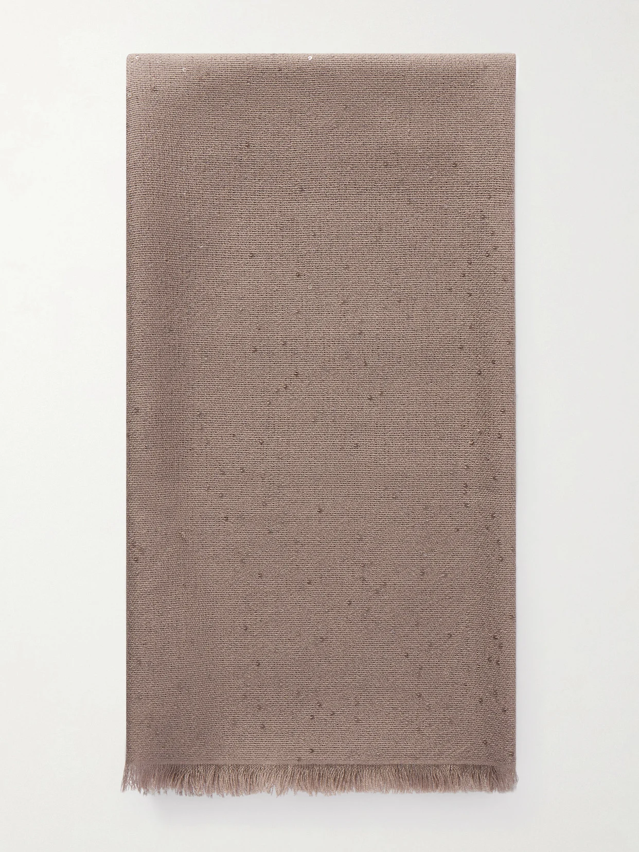 Sequined Cashmere And Silk-blend Scarf - 1