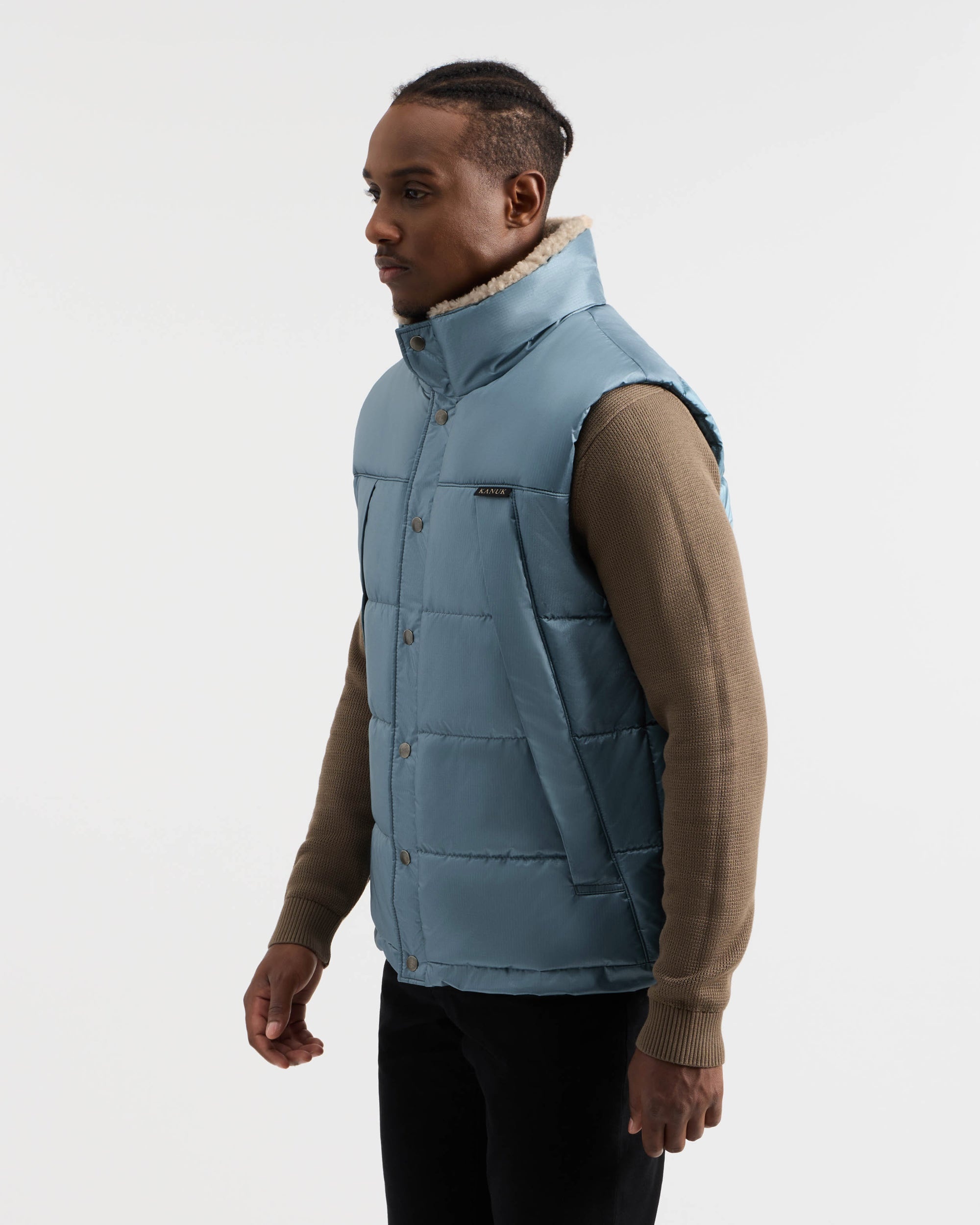 Douglas Vest - Steel Blue - 4