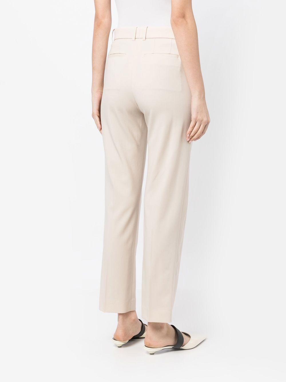 straight-leg tailored trousers - 4