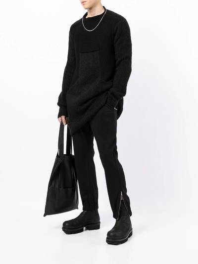 Rick Owens mohair-blend long-sleeved jumper outlook