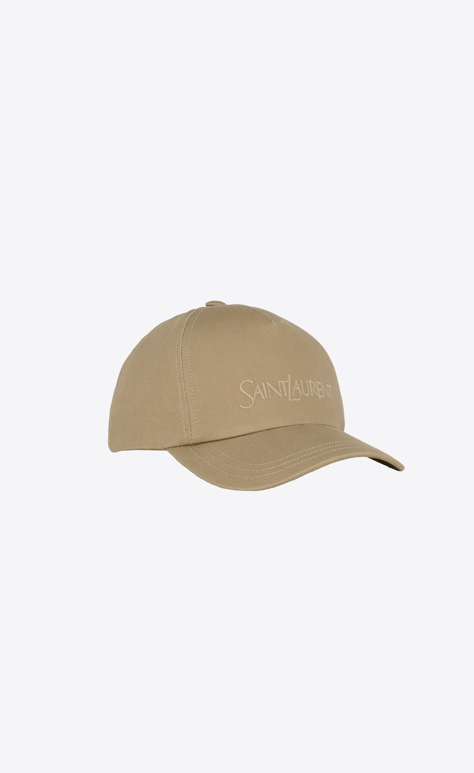 SAINT LAURENT saint laurent cap in gabardine | REVERSIBLE