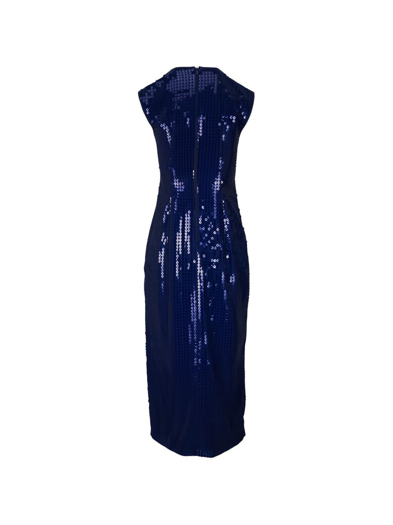 AKRIS sequin-embellished sleeveless dress outlook