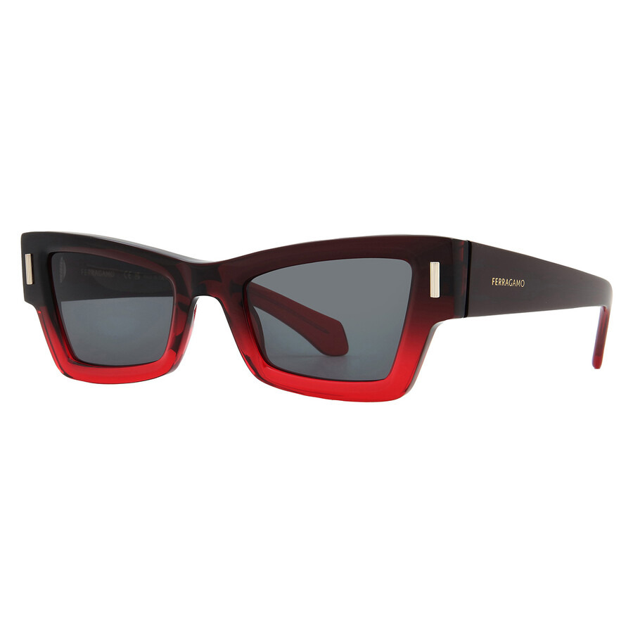 Ferragamo Grey Cat Eye Ladies Sunglasses SF2006S 615 53 - 2
