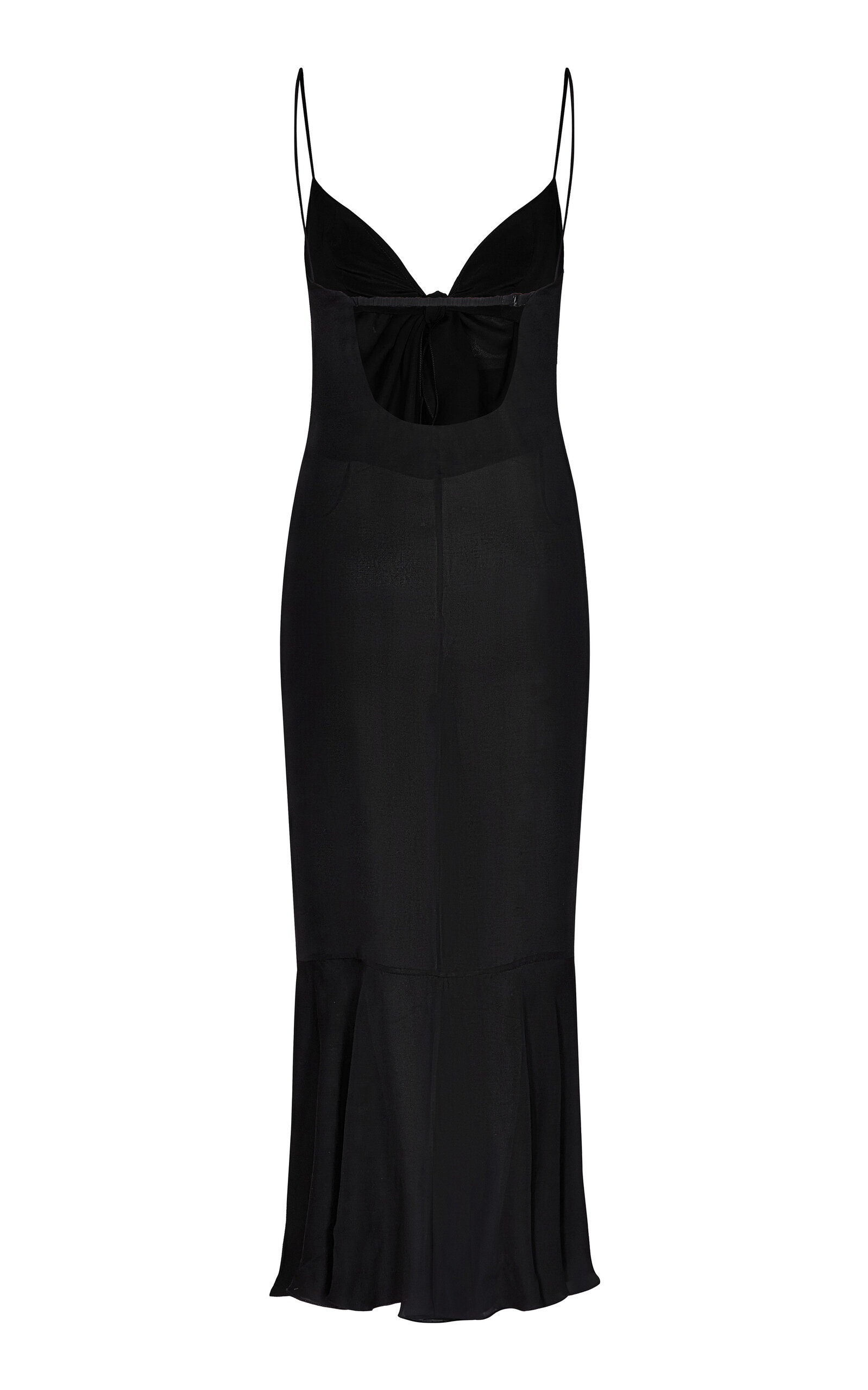 Iluminating Ruffled Silk Top black - 5