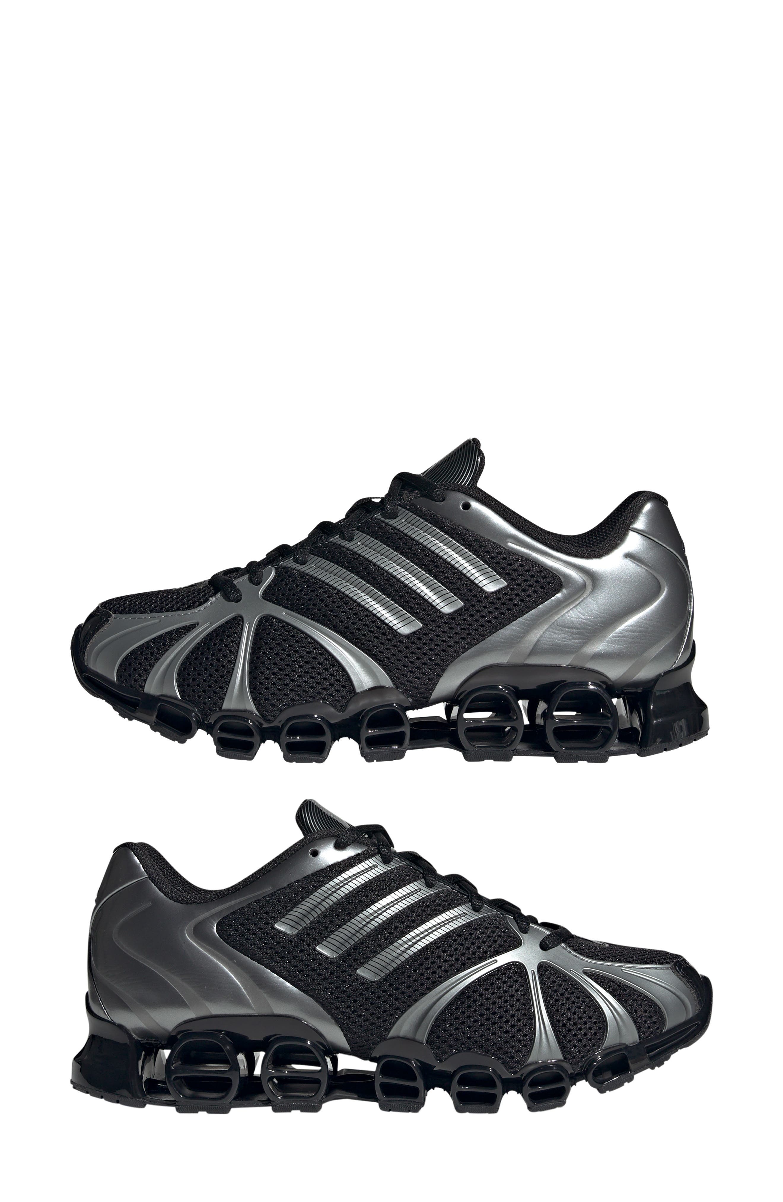adidas Mega Ghostride Sneaker in Black/Iron Metallic/Black at Nordstrom - 8