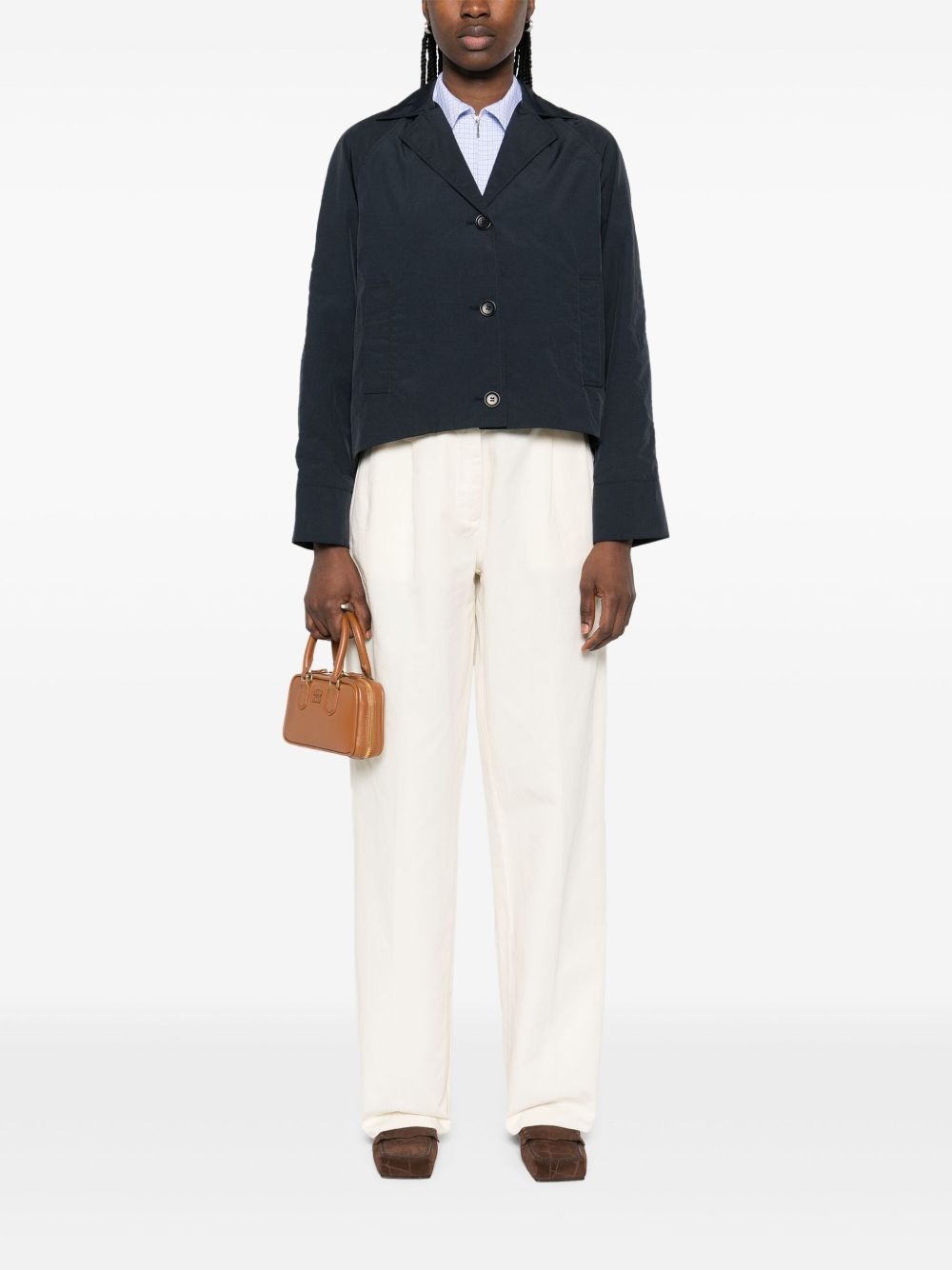 pleat-detailing trousers - 2
