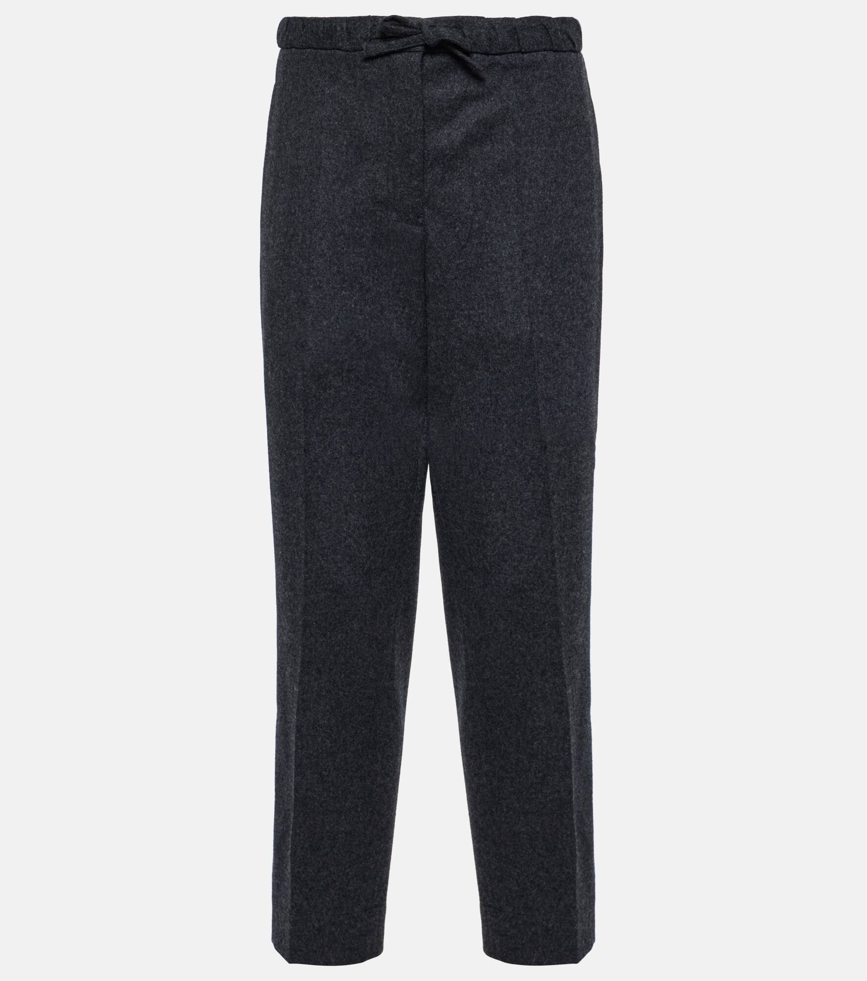 Virgin wool straight pants - 1