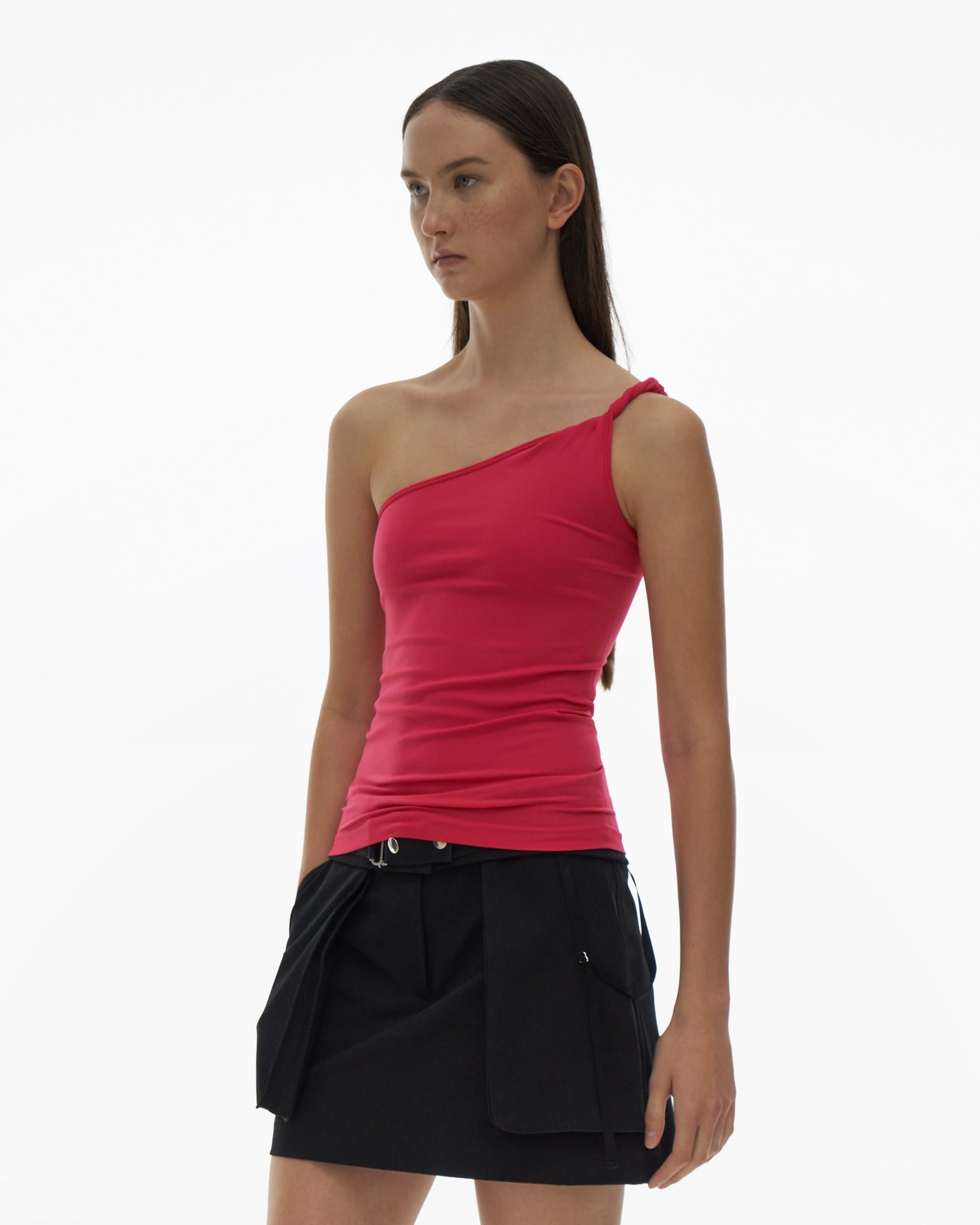 TWISTED ONE-SHOULDER TANK - 5