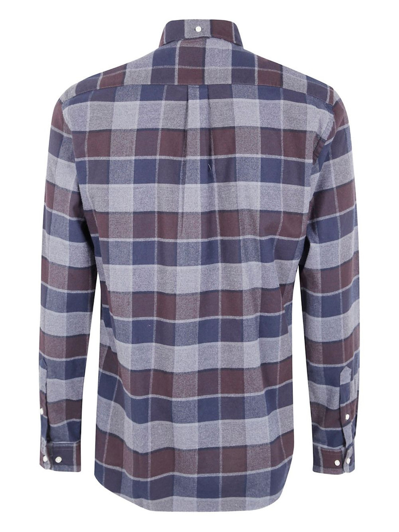Barbour buttoned checked shirt outlook