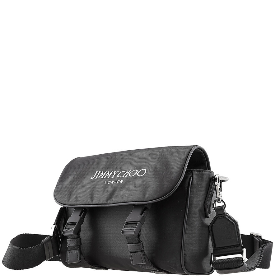 Jimmy Choo Eli Logo Print Nylon Crossbody - 3