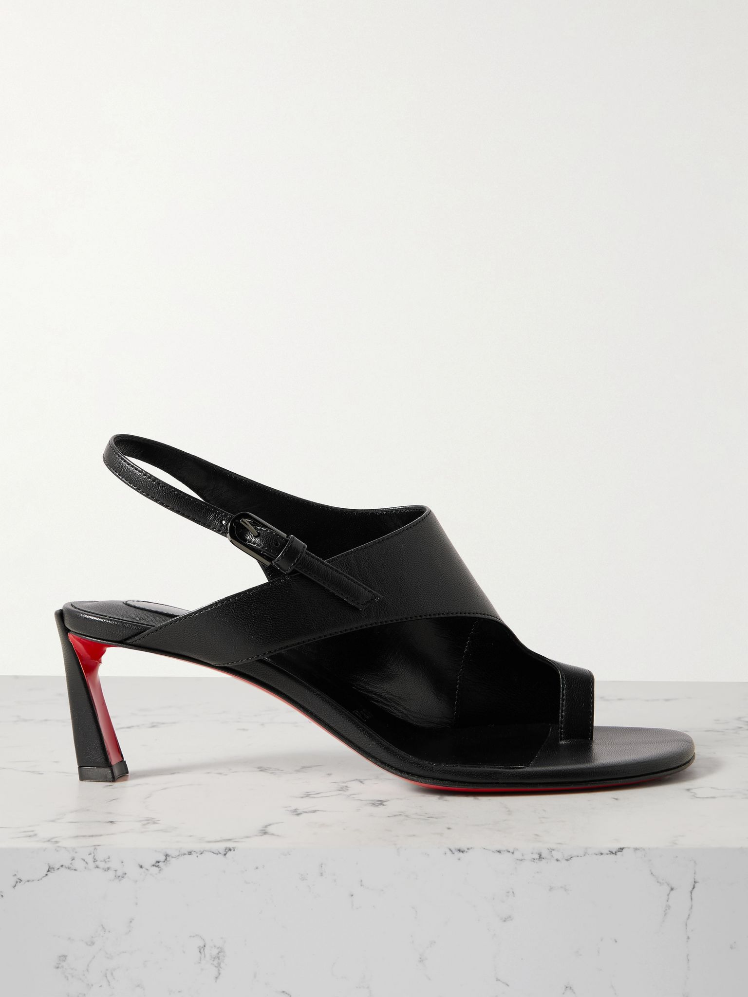 Viva Condora 55 leather slingback sandals Black - 1