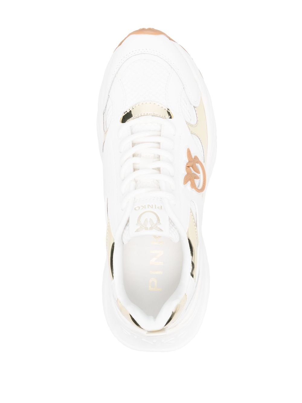 logo-patch mirror-detailed sneakers - 4
