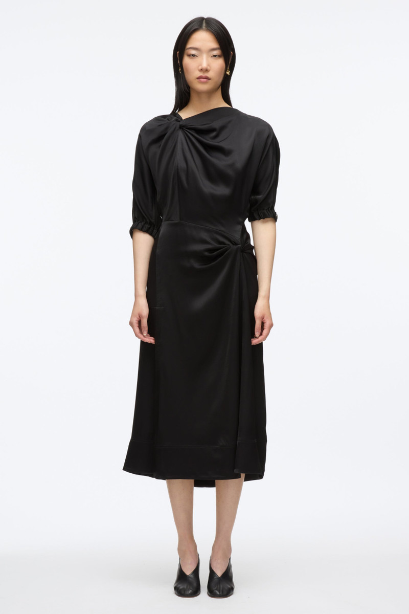 3.1 Phillip Lim Satin Knotted Drape Dress outlook